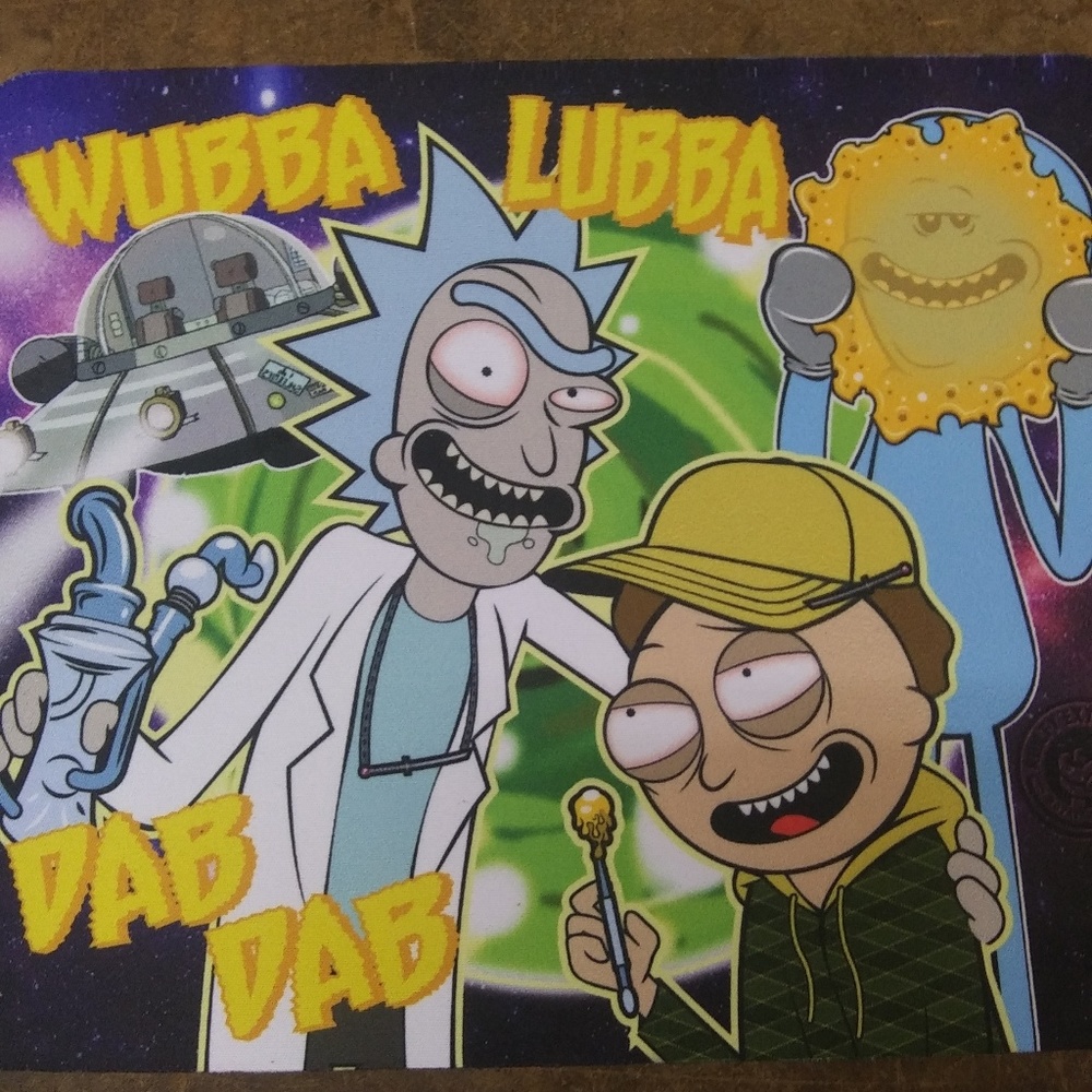 NWT. Rick and Morty mousepad/dabmat